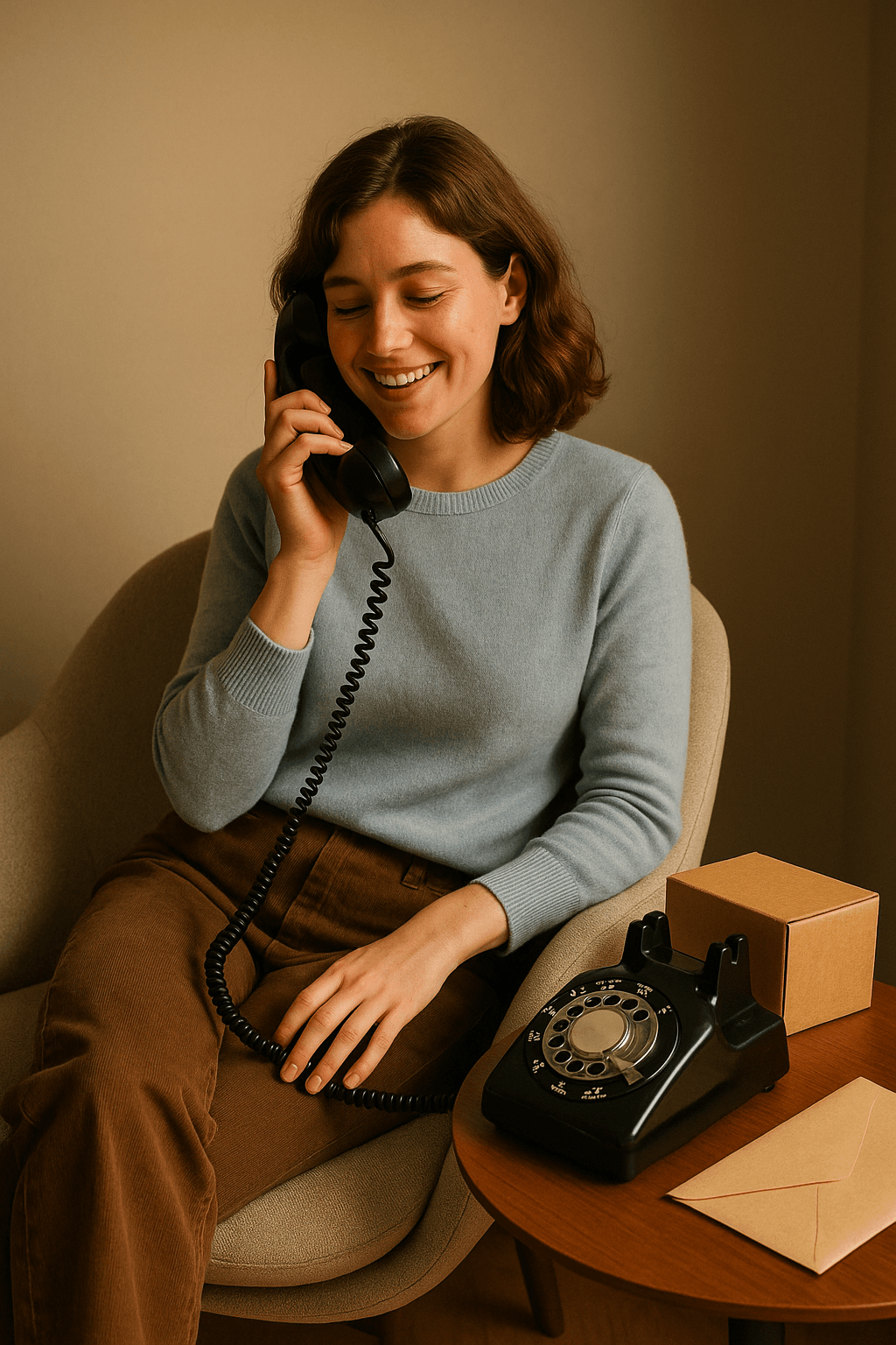 Person on phone with shipping box for shipping delay tips